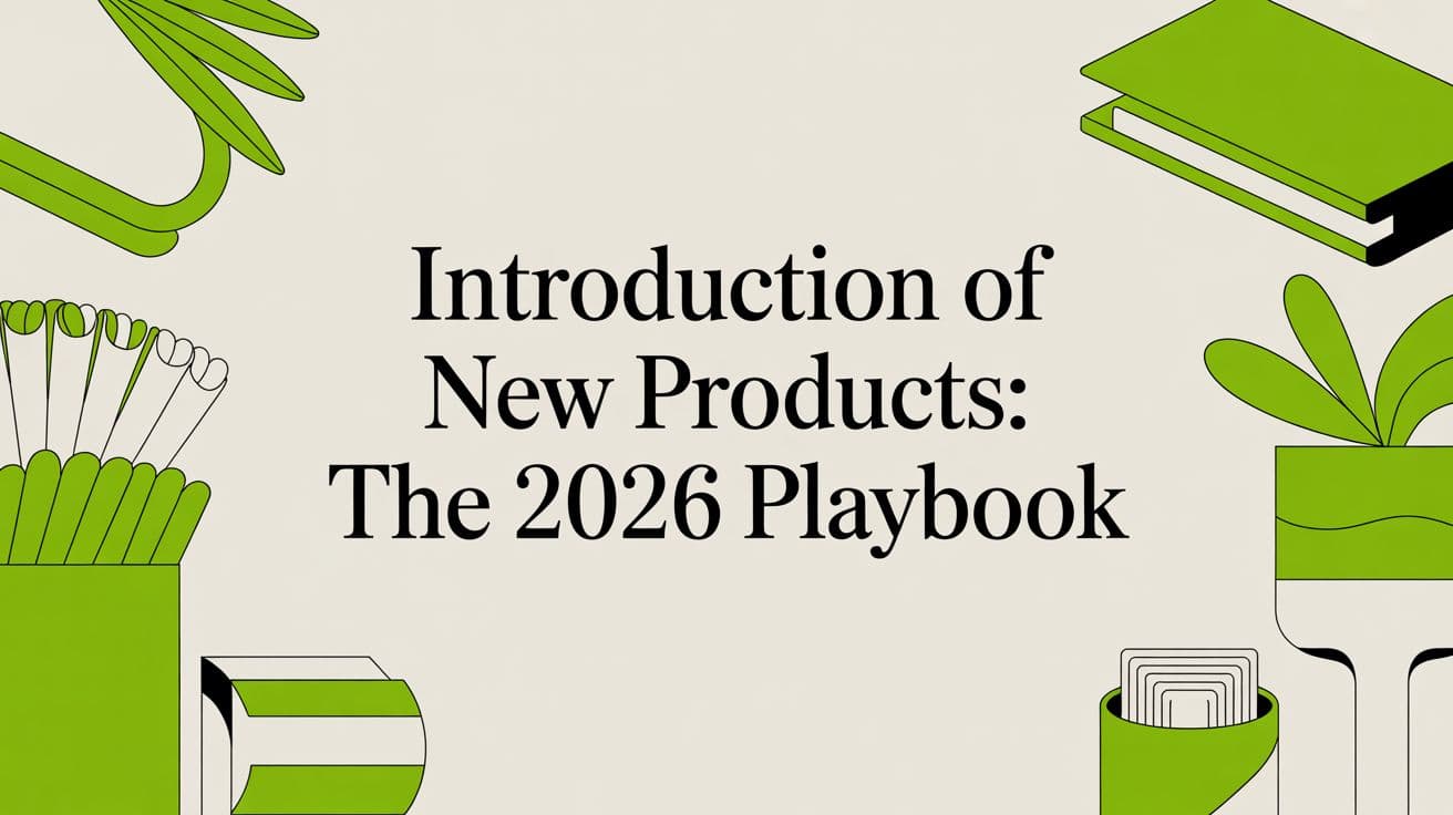 Introduction of New Products: The 2026 Playbook