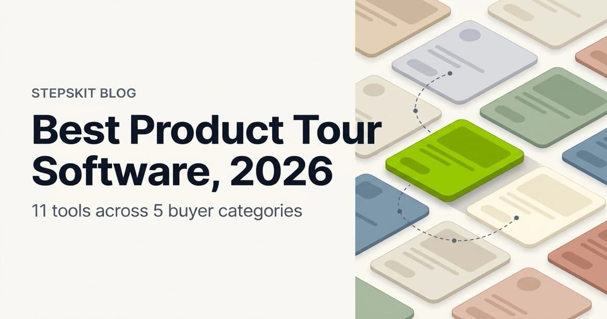 Cover image for Best Product Tour Software in 2026: A Categorized Roundup
